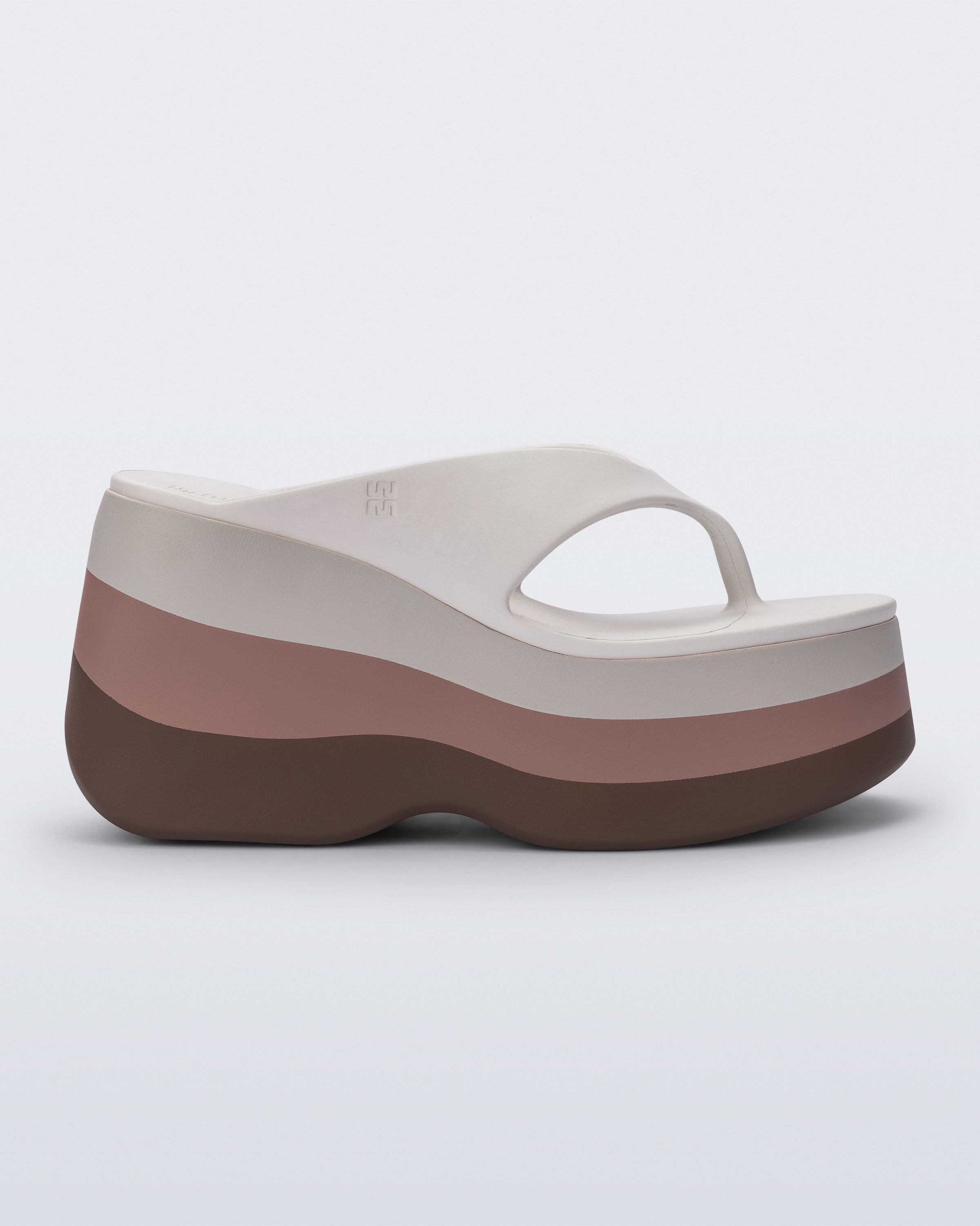 Melissa Free Thong Wedge Print